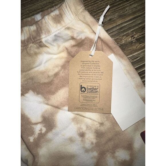 Grayson Collective Toddler Boys French Terry Tie-Dye Jogger Pants Brown 2T. R - Picture 3 of 5